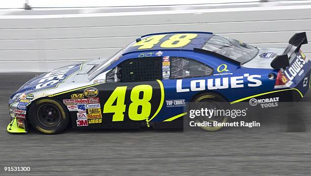 Jimmy Johnson during the NASCAR NEXTEL Cup Series, Dodge Avenger 500, May 13 Darlington Raceway, Darliington, South Carolina