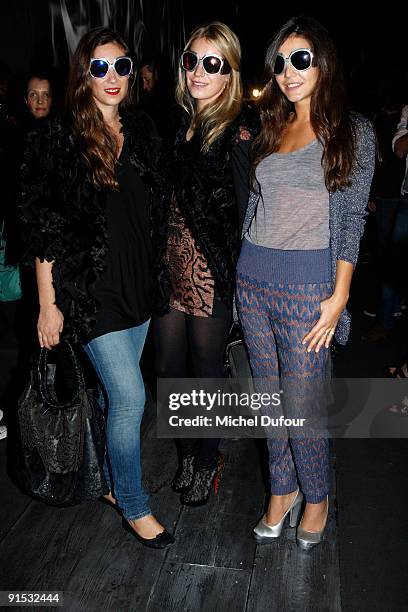 Margherita Missoni, Tatiana Santo Domingo and Eugenia Niarchos attends the Valentino Pret Ã Porter show as part of the Paris Womenswear Fashion Week...