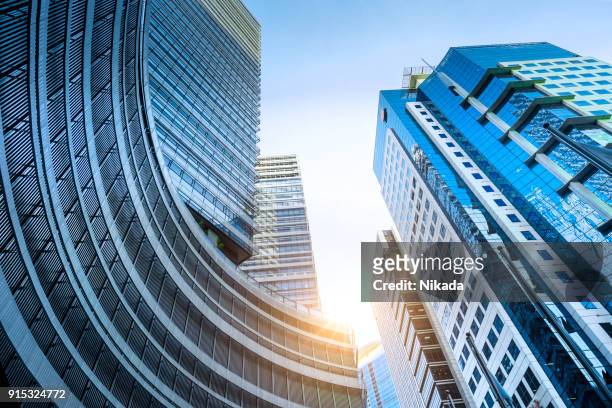 moderni grattacieli condomini - manila philippines foto e immagini stock