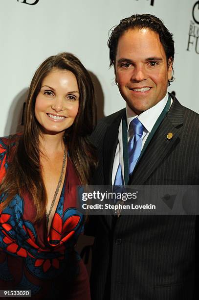 Honoree Mike Piazza and wife Alicia Rickter attend The 24th Annual Great Sports Legends Dinner benefiting The Buoniconti Fund to Cure Paralysis at...