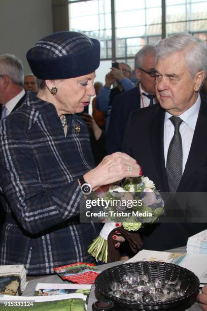 Princess Benedikte of Denmark and Frank Horch during the opening of HAMBURG REISEN at Hamburg Messe on February 7, 2018 in Hamburg, Germany. The...