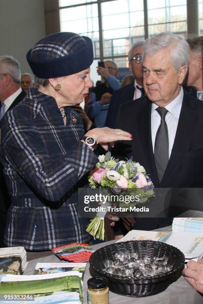 Princess Benedikte of Denmark and Frank Horch during the opening of HAMBURG REISEN at Hamburg Messe on February 7, 2018 in Hamburg, Germany. The...