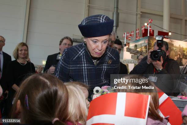 Princess Benedikte of Denmark during the opening of HAMBURG REISEN at Hamburg Messe on February 7, 2018 in Hamburg, Germany. The leisure and tourism...