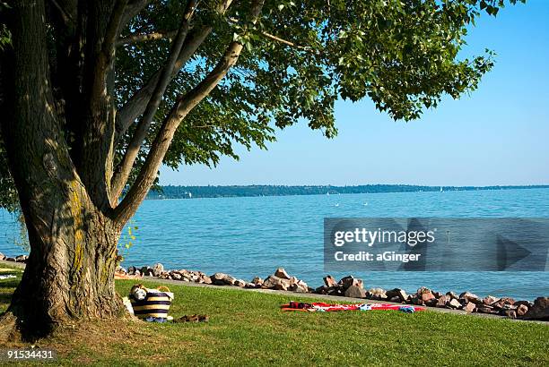 summer at balaton - hungary summer stock pictures, royalty-free photos & images