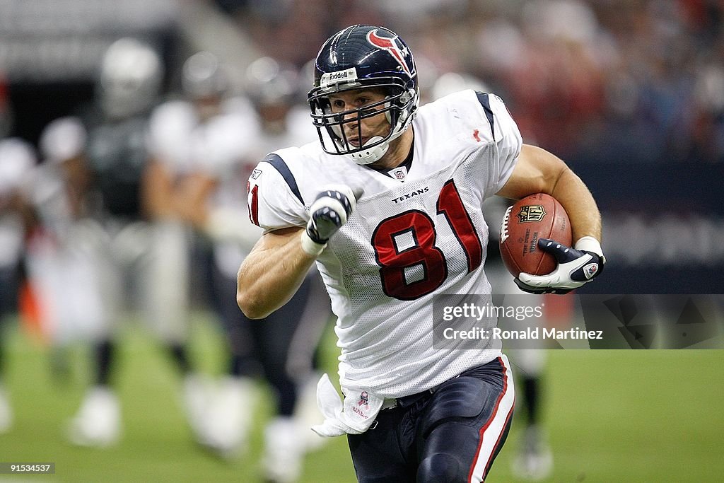 Oakland Raiders v Houston Texans