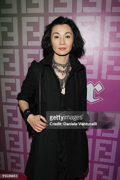Maggie Cheung attends Fendi 'O' party For Pixie Lott at the VIP ROOM Theater on October 6, 2009 in Paris, France.