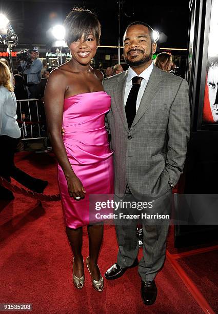 Actress Viola Davis and director F. Gary Gray arrive at the premiere screening of Overture Films' "Law Abiding Citizen" held at Grauman's Chinese...