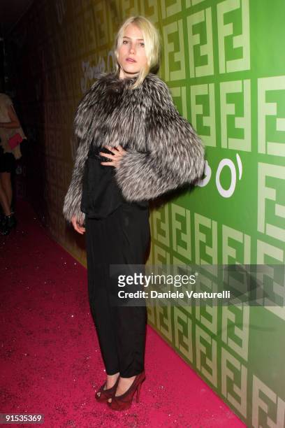 Dree Hemingway attends Fendi 'O' party For Pixie Lott at the VIP ROOM Theater on October 6, 2009 in Paris, France.
