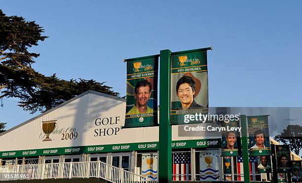 Scenic view of the golf shop during practice for The Presidents Cup at Harding Park Golf Club on October 6, 2009 in San Francisco, California.