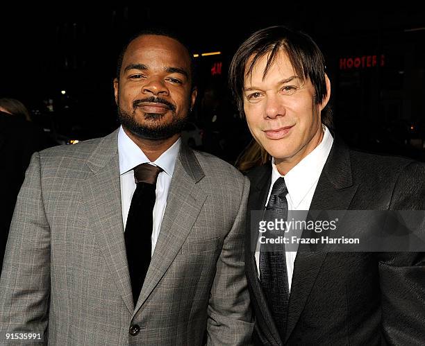 Director F. Gary Gray and producer Alan Siegel arrive at the premiere screening of Overture Films' "Law Abiding Citizen" held at Grauman's Chinese...