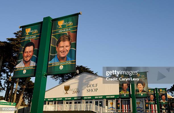 Scenic view of the golf shop during practice for The Presidents Cup at Harding Park Golf Club on October 6, 2009 in San Francisco, California.