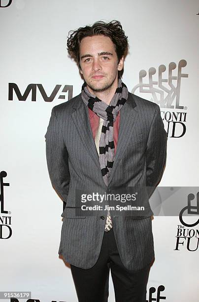 Actor Vincent Piazza attends the 24th Annual Great Sports Legends Dinner at The Waldorf=Astoria on October 6, 2009 in New York City.