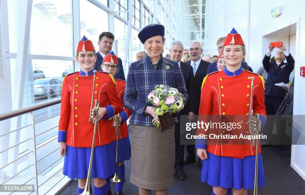 Princess Benedikte of Denmark attends the opening of HAMBURG REISEN at Hamburg Messe on February 7, 2018 in Hamburg, Germany. The leisure and tourism...