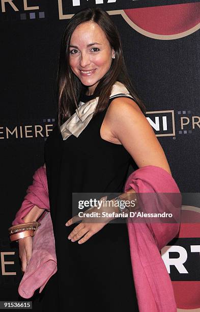 Camila Raznovich attends Martini Premiere Award Ceremony at Palazzo Reale on October 6, 2009 in Milan, Italy.