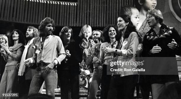 The Bee Gees, Gilda Radner, Rita Coolidge, and John Denver