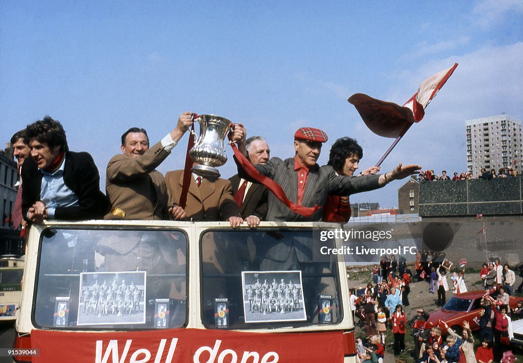 Liverpool FC 1974 FA Cup Victory Parade