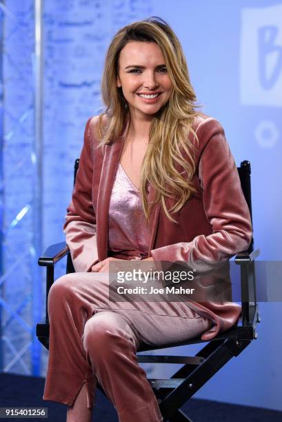 Nadine Coyle during a BUILD panel discussion on February 7, 2018 in London, England.