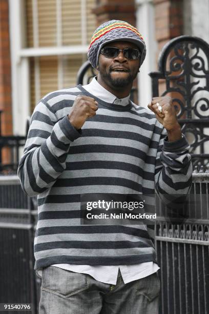 Audley Harrison sighting on October 7, 2009 in London, England.