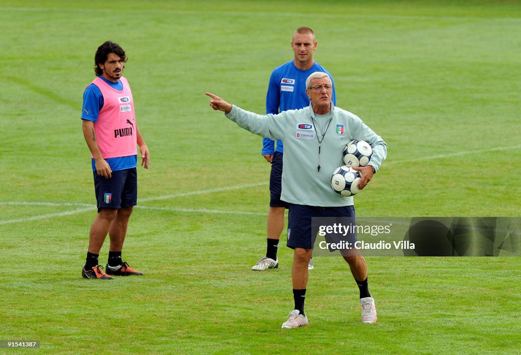 Italy Training Session & Press Conference