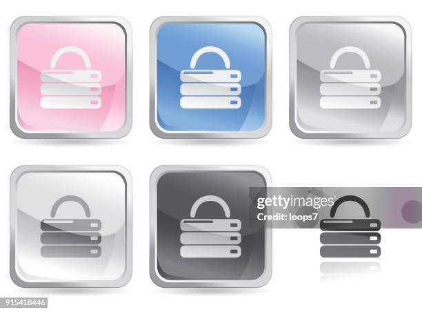 lock icon - lockout stock illustrations