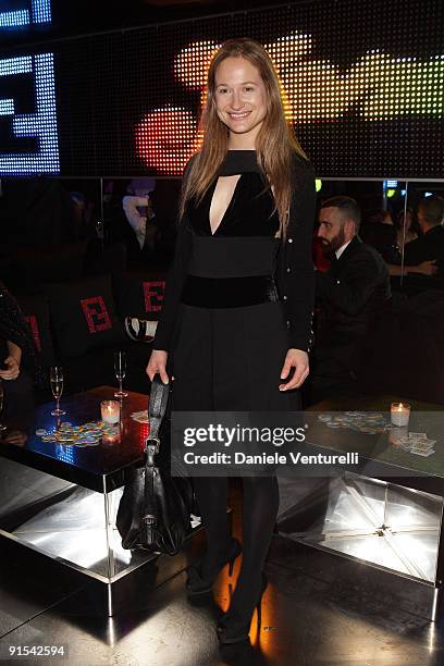 Consuelo Remmert attends Fendi 'O' party For Pixie Lott at the VIP ROOM Theater on October 6, 2009 in Paris, France.