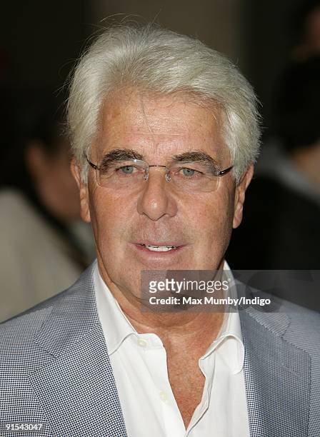 Max Clifford attends the Pride of Britain Awards at the Grosvenor House Hotel on October 5, 2009 in London, England.