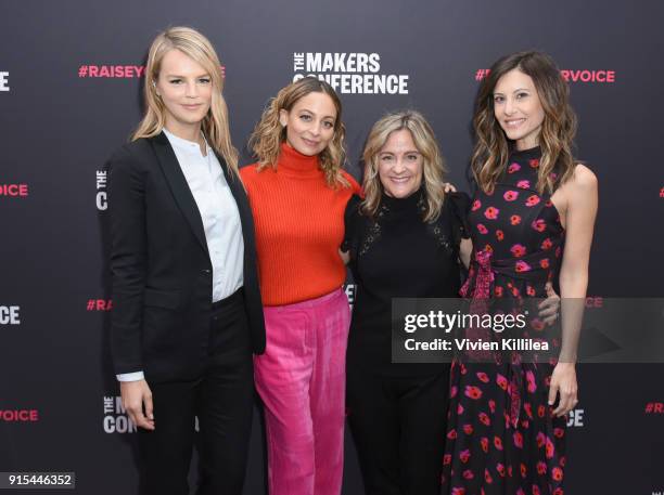 Co-President of Baby2Baby Kelly Sawyer Patricof, Nicole Richie, Founder and Executive Producer, MAKERS, Dyllan McGee. And Co-President of Baby2Baby...
