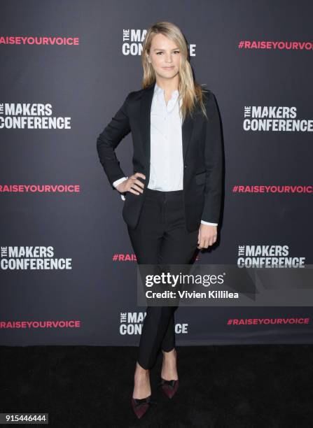 Co-President of Baby2Baby Kelly Sawyer Patricof attends The 2018 MAKERS Conference at NeueHouse Hollywood on February 7, 2018 in Los Angeles,...