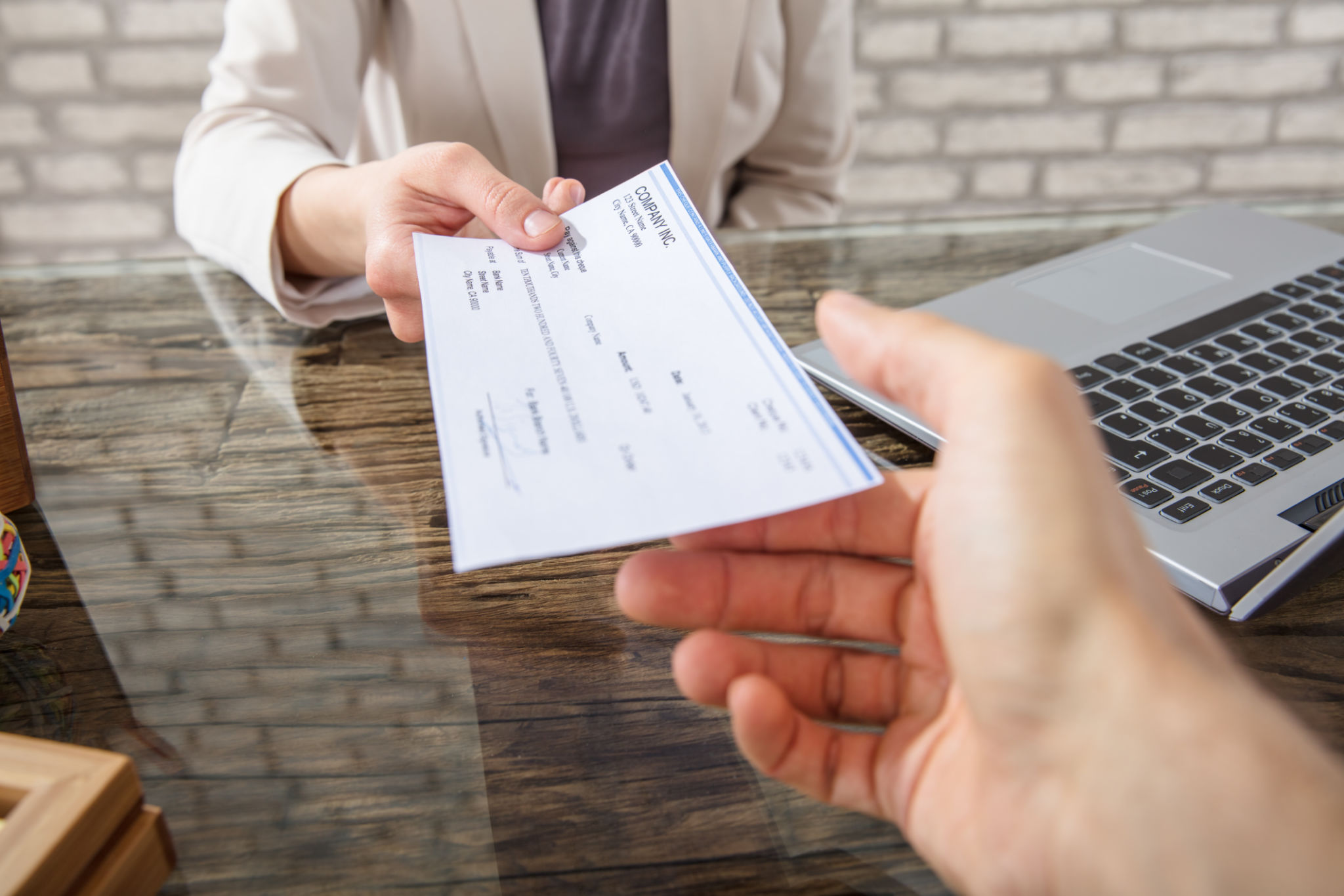 paying employees