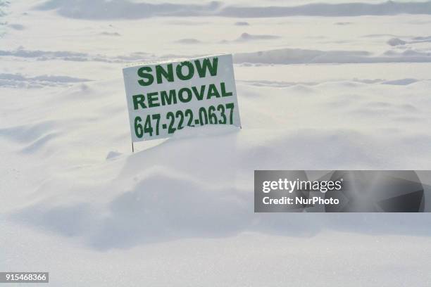Remove Snow Sign Snow Removal Photos and Premium High Res Pictures - Getty Images