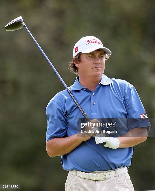 Jason Dufner looks on during the final round of the Deutsche Bank Championship held at TPC Boston on September 7, 2009 in Norton, Massachusetts.