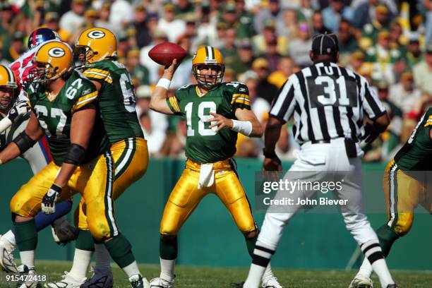 Green Bay Packers QB Doug Pederson in action vs New York Giants at Lambeau Field Green Bay, WI 10/3/2004 CREDIT: John Biever