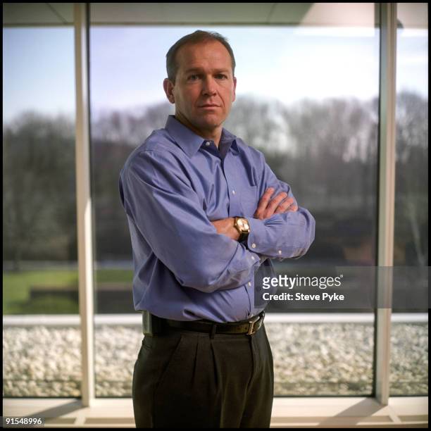 Chief Executive of General Electric David Calhoun poses for a portrait session in Fairfield, CT in 2006.