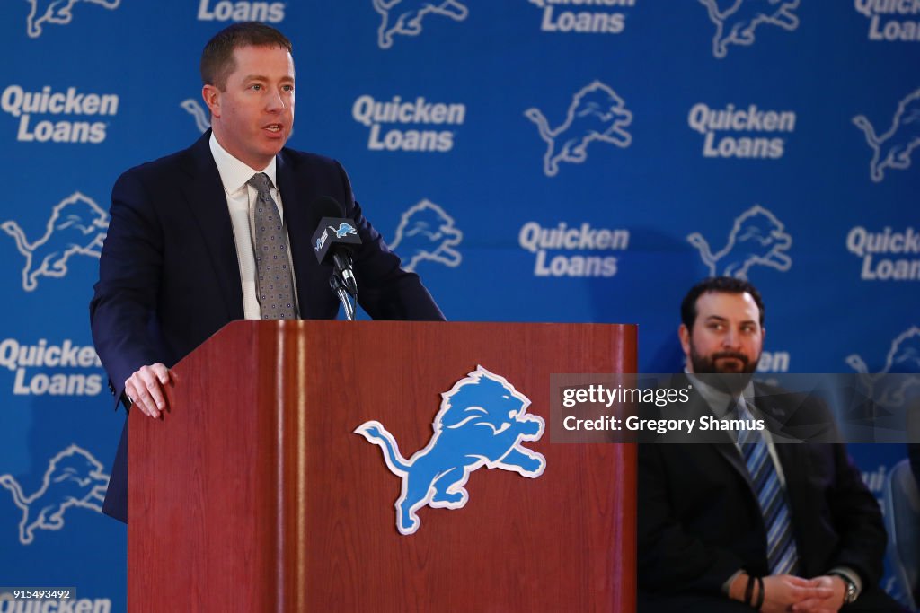 Detroit Lions Introduce Matt Patricia