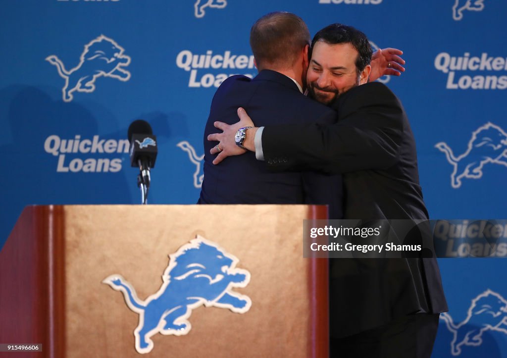 Detroit Lions Introduce Matt Patricia