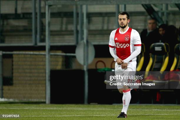 Amin Younes of Ajax during the Dutch Eredivisie match between Roda JC v Ajax at the Parkstad Limburg Stadium on February 7, 2018 in Kerkrade...