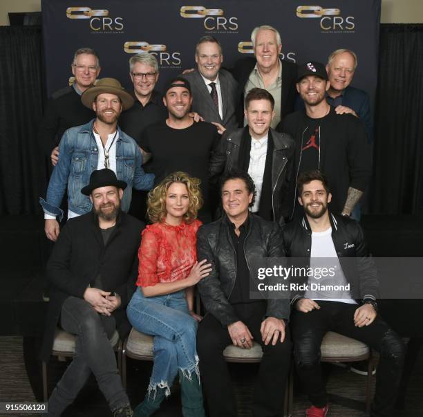 Big Machine Records GM Jim Weatherson, BMLG EVP & BMLG Records President Jimmy Harnen, Country Radio Broadcasters, Inc. Executive Director Bill...