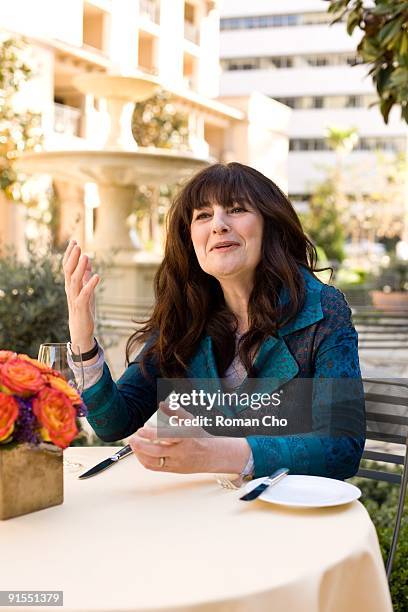 Author and Editor of Gourmet Magazine Ruth Reichl is interviewed at the Montage Hotel on April 18, 2009 in Beverly Hills, California.