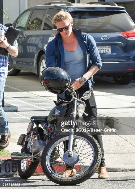 Cody Simpson is seen on February 07, 2018 in Los Angeles, California.