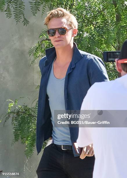 Cody Simpson is seen on February 07, 2018 in Los Angeles, California.