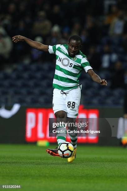 Sporting CP forward Seydou Doumbia from Ivory Coast during the FC Porto v Sporting CP - Taca de Portugal Semi Final Leg One at Estadio do Dragao on...