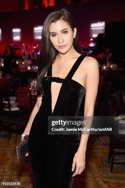 Donor Praya Lundberg attends the 2018 amfAR Gala New York at Cipriani Wall Street on February 7, 2018 in New York City.