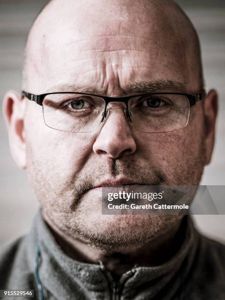 Portrait of fetler Anthony Phillips during the BAFTA masks casting at New Pro Foundries Ltd on February 7, 2018 in London, England. The EE British...