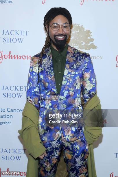 Ty Hunter attends the Blue Jacket Fashion Show to benefit the Prostate Cancer Foundation on February 7, 2018 in New York City.