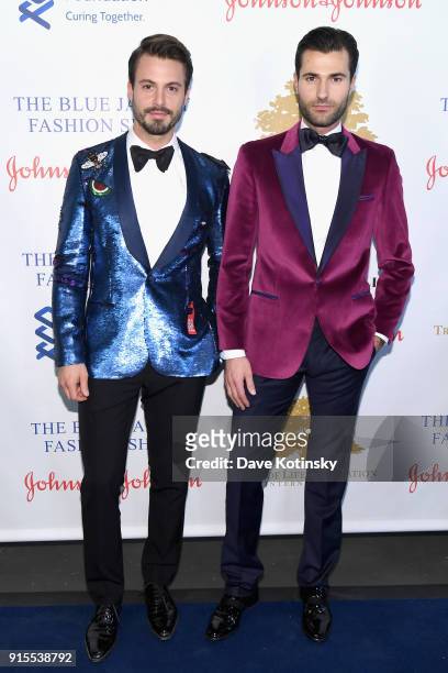 Model and Alex Lundqvist attends the Blue Jacket Fashion Show to benefit the Prostate Cancer Foundation on February 7, 2018 in New York City.