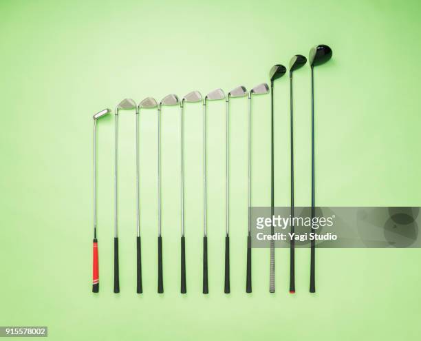 golf club knolling style - golf club stock pictures, royalty-free photos & images