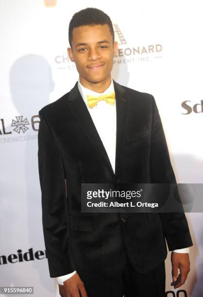 Actor Eshun Melvin arrives for Society of Camera Operators Lifetime Achievement Awards held at Loews Hollywood Hotel on February 3, 2018 in...