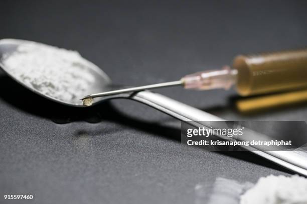 drugs,there are many kinds of drugs. - heroin stock-fotos und bilder