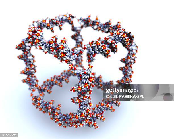 dna (deoxyribonucleic acid) cube - cuboid stock illustrations