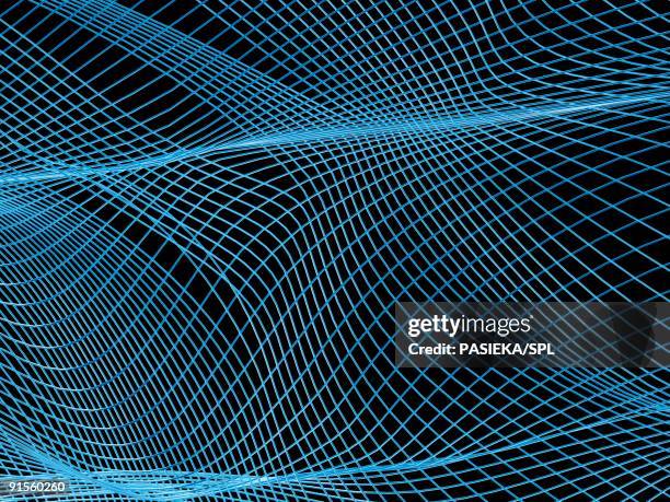 abstract computer artwork - wireframe stock illustrations